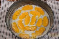 Фото приготовления рецепта: Клафути с апельсинами и грецкими орехами - шаг №5