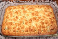 Фото приготовления рецепта: Песочный пирог с творогом, яблоком и маком - шаг №23