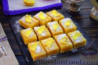 Фото к рецепту: Песочные пирожные с лимонной начинкой