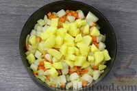 Фото приготовления рецепта: Овощное рагу с картошкой, тыквой и репой - шаг №5