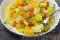 Фото приготовления рецепта: Овощное рагу с картошкой, тыквой и репой - шаг №11