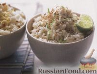 Фото к рецепту: Рисовый салат с кунжутом