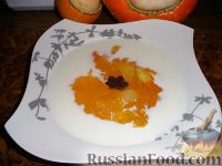 Фото к рецепту: Тыквенно-ананасовый кисель - густой