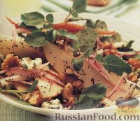 Фото к рецепту: Грушевый салат