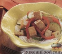 Фото к рецепту: Овощное соте с сыром тофу