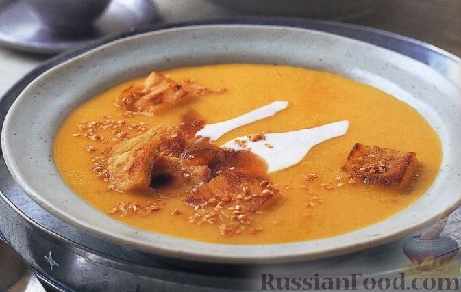 Рецепт Пряный суп-пюре из пастернака