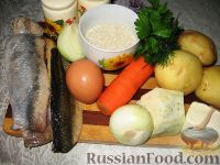 Фото приготовления рецепта: Суп с фрикадельками из сельди - шаг №1
