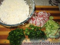 Фото приготовления рецепта: Творожный салат - шаг №2