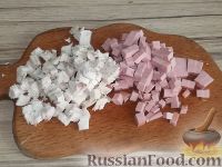 Фото приготовления рецепта: Окрошка мясная по-русски - шаг №2