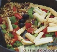 Фото приготовления рецепта: Паэлья с овощами и кешью - шаг №2