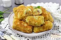 Фото к рецепту: Голубцы из пекинской капусты с картошкой (на сковороде)