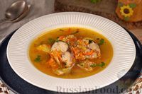 Фото к рецепту: Рыбный суп из скумбрии с пшеном
