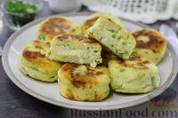 Фото к рецепту: Сырники с картофелем и зеленью