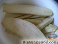 Фото приготовления рецепта: Закуска "Тещин язык" из баклажанов - шаг №3