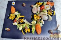 Фото к рецепту: Салат с каракатицами и фарфалле