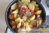 Фото к рецепту: Тава (картофель с говядиной, баклажанами и помидорами)
