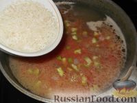 Фото приготовления рецепта: Суп-харчо из баранины - шаг №11