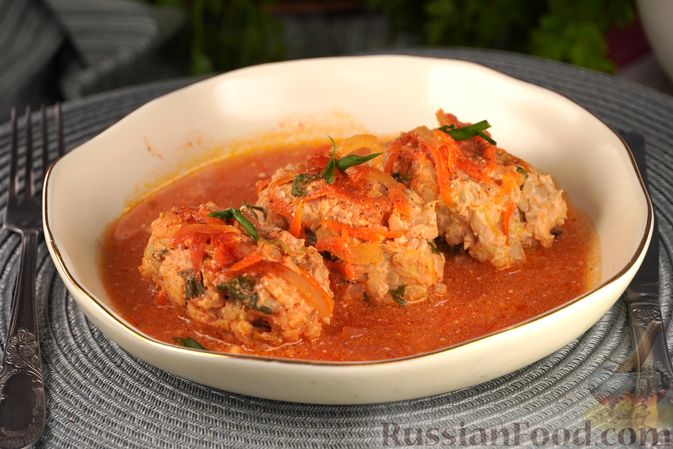 Рецепт голубцов с мясом и рисом с фото пошагово на Вкусном Блоге