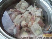 Фото приготовления рецепта: Куриные желудки по-корейски - шаг №3
