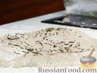Фото приготовления рецепта: Итальянский хлеб чиабатта со свежим розмарином - шаг №15