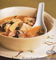 Фото к рецепту: Суп с креветками