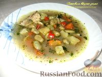 Фото к рецепту: Суп с зелеными бобами