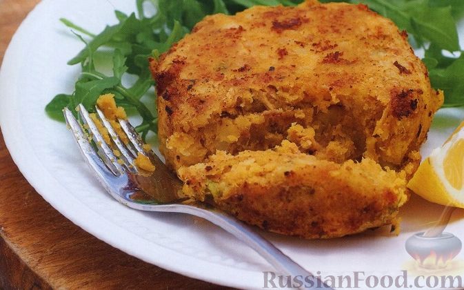 Рецепт Картофельные котлеты с тунцом