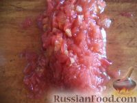 Фото приготовления рецепта: Куриные оладушки с плавленым сыром - шаг №3