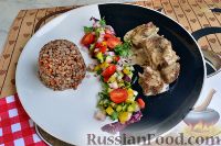 Гречка с курицей и овощами для детей - рецепт пошаговый с фото