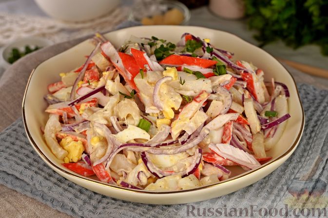 20 самых вкусных салатов с крабовым мясом