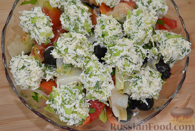 Праздничные салаты без майонеза - рецепты с фото