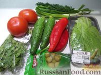 Фото приготовления рецепта: Летний овощной салат - шаг №1