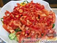 Фото приготовления рецепта: Летний овощной салат - шаг №8