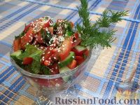 Фото приготовления рецепта: Летний овощной салат - шаг №11