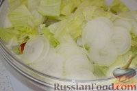 Фото приготовления рецепта: Овощной салат с сырными шариками - шаг №5