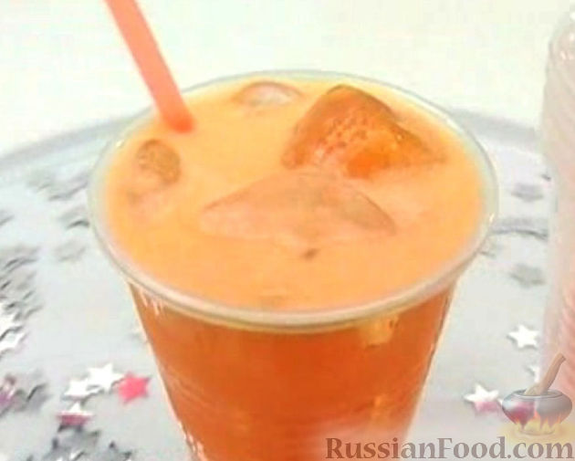 Рецепт Морковно-цитрусовый напиток с медом