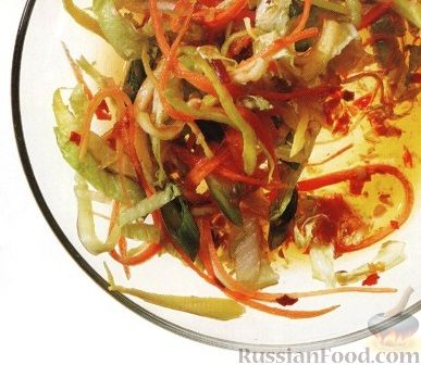 Рецепт Овощной салат с пикантной заправкой