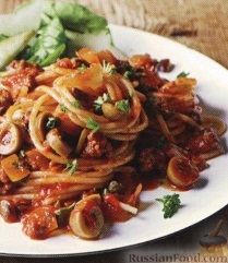 Рецепт Спагетти с мясом