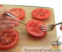 Фото приготовления рецепта: Жареные помидоры - шаг №2