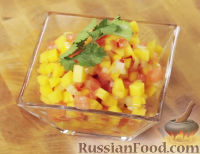 Фото приготовления рецепта: Сальса из манго - шаг №10