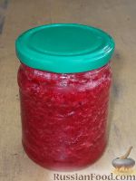 Фото к рецепту: Красная смородина, протертая с сахаром