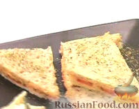 Фото к рецепту: Сэндвич с сыром и яйцами