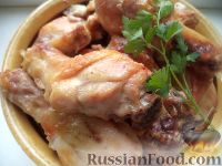 Вкусные куриные окорочка в духовке – пошаговый фото рецепт