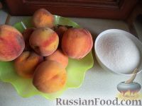 Фото приготовления рецепта: Варенье из нарезанных персиков - шаг №1