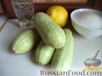 Фото приготовления рецепта: Варенье из кабачков с лимоном - шаг №1