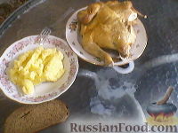Фото приготовления рецепта: Курица на соли - шаг №5