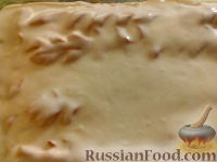Фото приготовления рецепта: Яблочный пирог в сметанной заливке - шаг №11