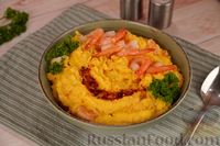 Фото к рецепту: Банош с креветками