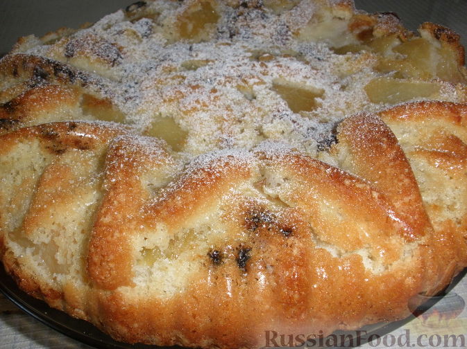 Рецепт Быстрый пирог-шарлотка с яблоками
