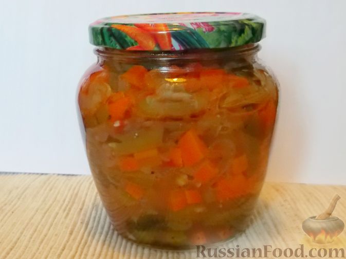 Рецепт Салат из стручковой фасоли и моркови